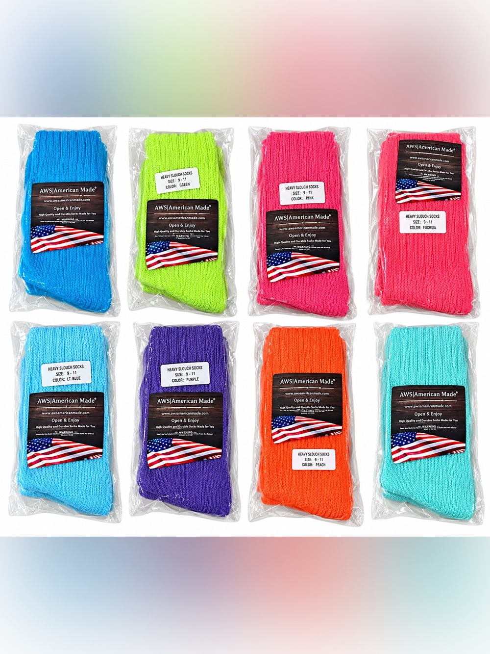 BUY NOW PICK 1 Heavy Slouch Socks, Women’s Size 9-11